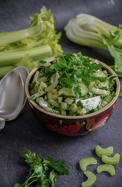 receta con apio para la limpieza de hígado en primavera